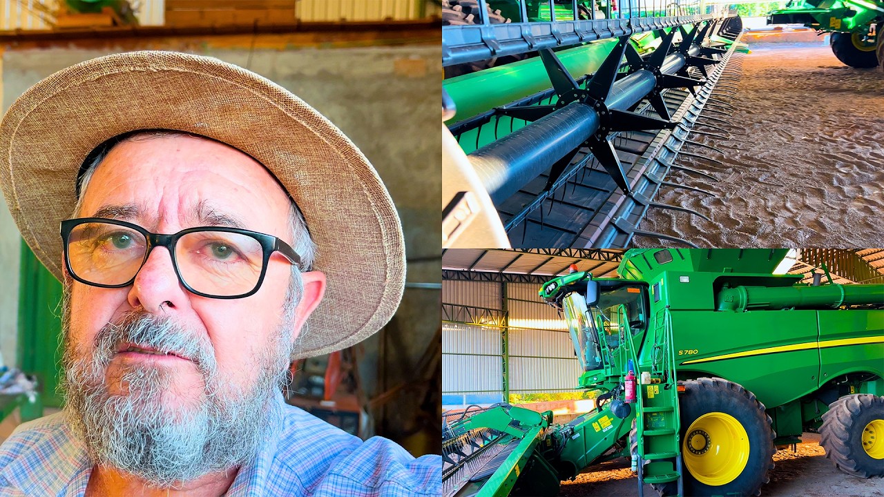 Colheitadeiras prontas pro campo - Veja como funciona - GG Goiás