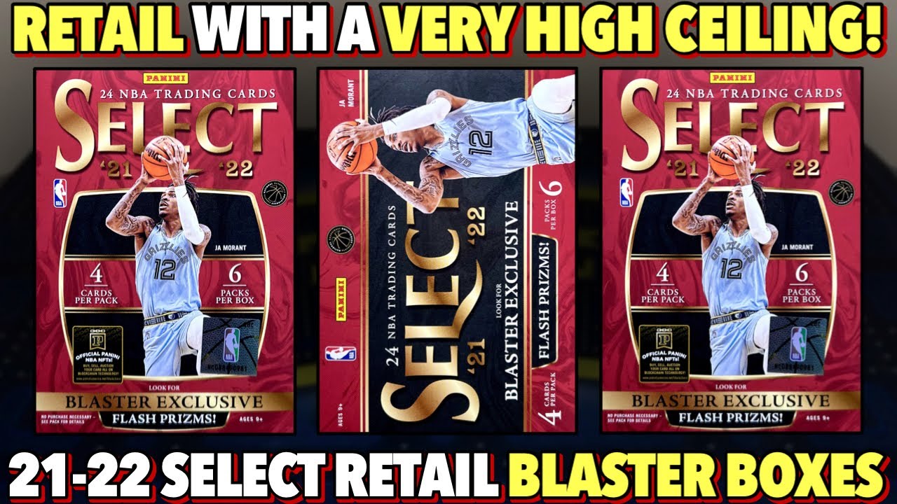 SELECT RETAIL IS FINALLY HERE!!! 🔥 2021-22 Panini Select Basketball Retail  Blaster Box Review x3 