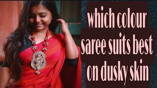 which colour saree suits best on dusky skin colour| screenshot 4