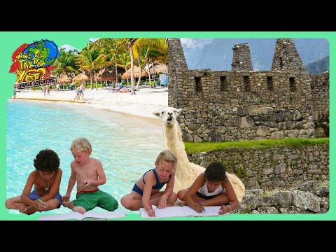 🏖️ Kids Explore Peru & Maya Riviera! 🦙 | How to Travel With Kids @travelkidsTVSHow