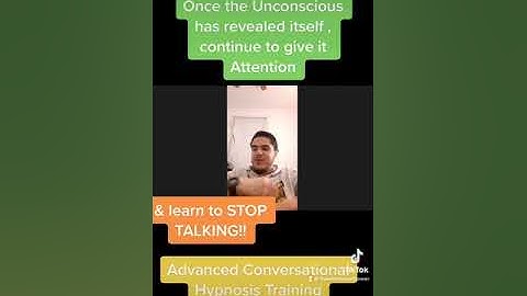 Conversational Hypnosis: What to do when the Unconscious reveals itself