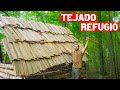 TERMINAMOS un ala del TEJADO del REFUGIO