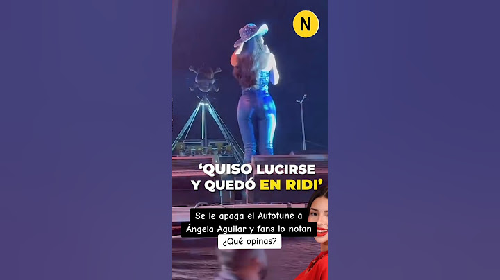 ÁNGELA AGUILAR suffers AUTOTUNE BLACKOUT in CONCERT and fans hear her REAL, UN-ARRANGED VOICE