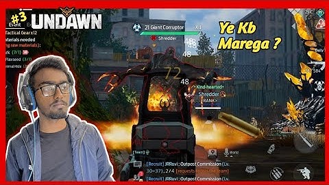Killing Boss Zombie In Undawn   | Undawn gameplay [3]