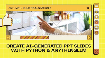 Automatiseer PowerPoint met Python en AnythingLLM | Maak door AI gegenereerde PPT-dia