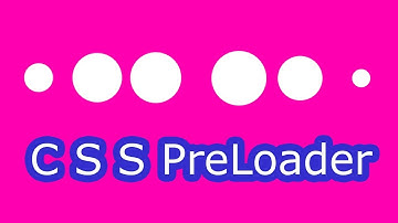 CSS Preloader || CSS animation