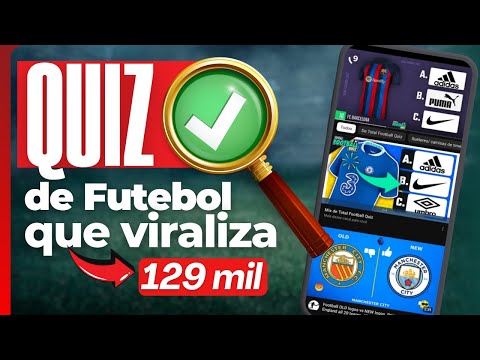 Isso VIRALIZA Muito Fácil! Canal Dark de QUIZ Sobre Futebol - Como Fazer  Vídeo SEM APARECER no Canva 