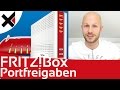 FRITZBox Portfreigaben Was sind Portweiterleitungen? Tutorial Deutsch | iDomiX