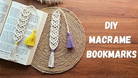 DIY Macramé Bookmark Tutorial | Easy Step-by-Step Guide