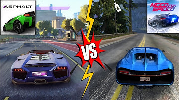 Asphalt Legends Unite vs NFS: No Limits Gameplay Comparison [4K HDR] Which one is the Best?🤔
