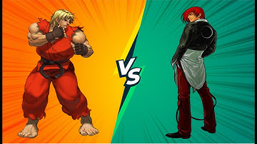 Ken Masters VS Iori Yagami ~ Capcom Vs SNK