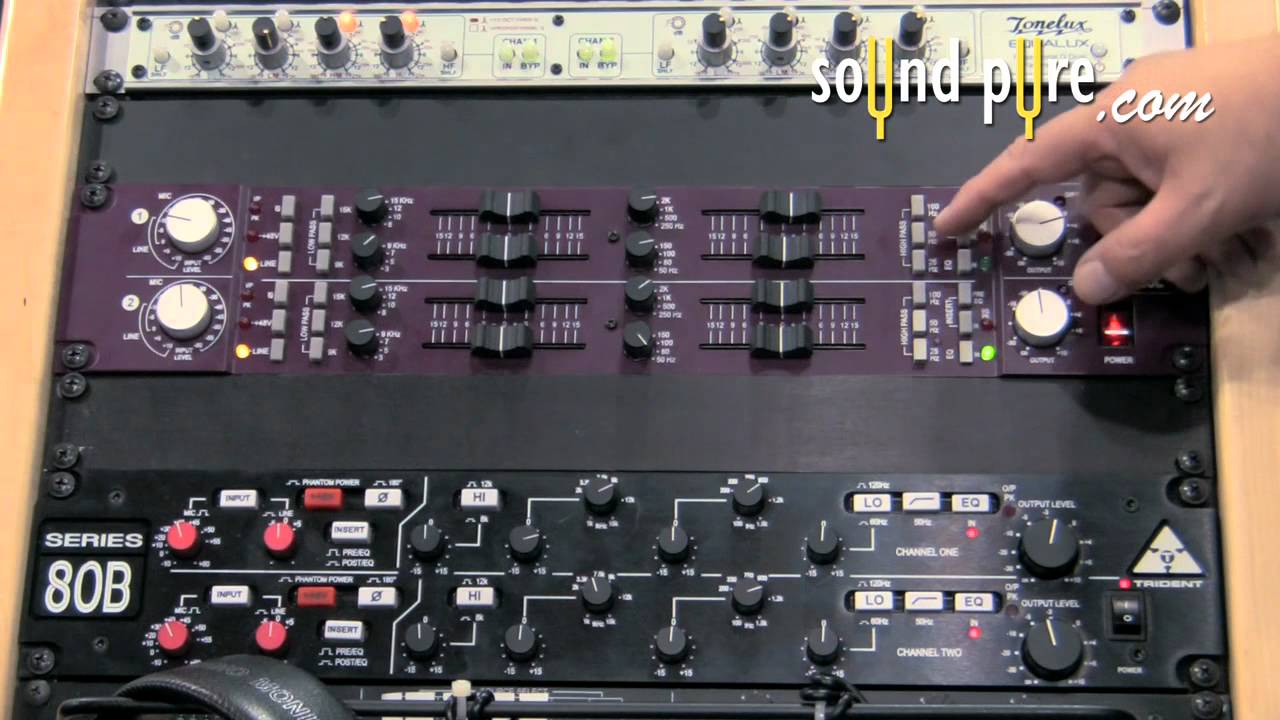 Trident A-Range Dual Channel Mic Pre with Equalizer from AES 2011