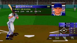 3D Baseball | PS1 | Gameplay | NO COMMENTARY screenshot 4
