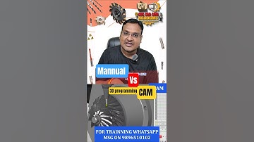 mannual vs 3D programming - kon si programming karein #cncmill #sigmayouthengineers