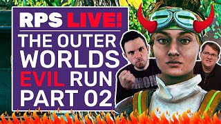 The Outer Worlds EVIL Playthrough |  B*****d Run Part 02: Space Traitor
