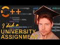 I did a C++ University Assignment