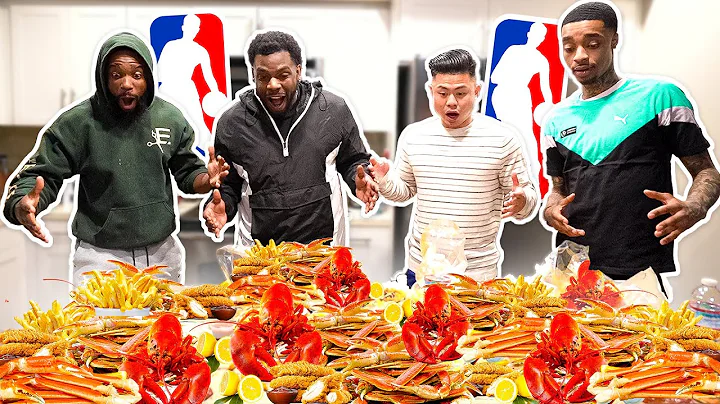 Giant Seafood Mukbang with Flight, CashNasty and 5...