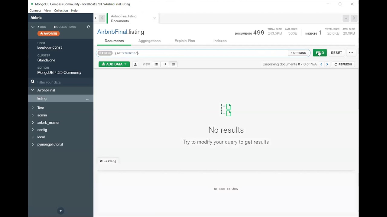 Database Project 3 using Python and MongoDB on AirBnB dataset - YouTube
