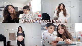 MY PREGNANT MORING ROUTINE WITH A TODDLER by blancaj 46,138 views 3 months ago 17 minutes