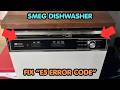How to Fix Smeg Dishwasher E5 Error Code?