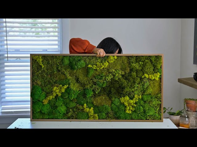 Simple and Easy DIY Ideas with moss  Decorating with Artificial moss 