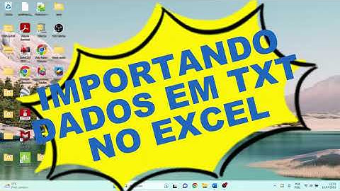 Como importar e tabular dados de arquivo txt para excel | Eng. Ana Marcon