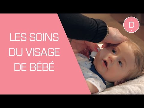 les-soins-du-visage-de-bébé-(yeux,-nez,-oreilles)---puériculture