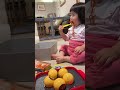 1歳、アンパンマンのおもちゃの焼きそば食べる#shorts