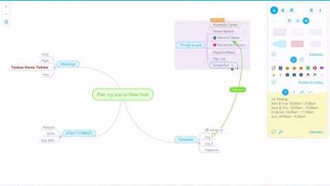 MindMeister Tutorial  Adding Notes, Links, Images and Files 9
