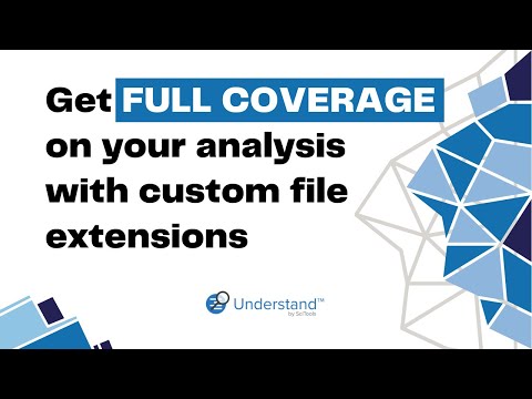 Get full coverage on every analysis by adding custom file extensions