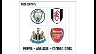 M City V Fulh - Newc V Arse - Jornada 5 - Premier League X 2 L Pronosticos - Analisis - Formaciones