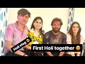 First holi with naveen jiju  best holi ever