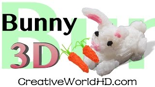 How to make Bunny/Rabbit - 3D Printing Pen Creations/Scribbler DIY Tutorial