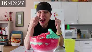 Matt Stonie! 350 Packs of Pop Rocks (14,000 calories)