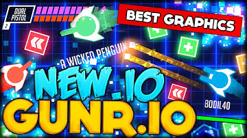 THE BEST NEW .IO GAME! NEVER SEEN BEFORE BEAUTIFUL IO GRAPHICS (Gunr.io - like Agar.io / Slither.io)