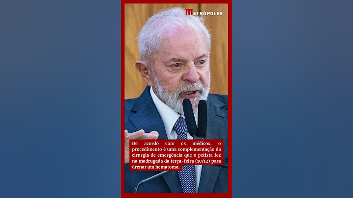 Lula fará novo procedimento cirúrgico na cabeça nesta quinta (12/12)