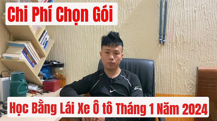 Học bằng lái xe ô tô mất bao nhiêu tiền