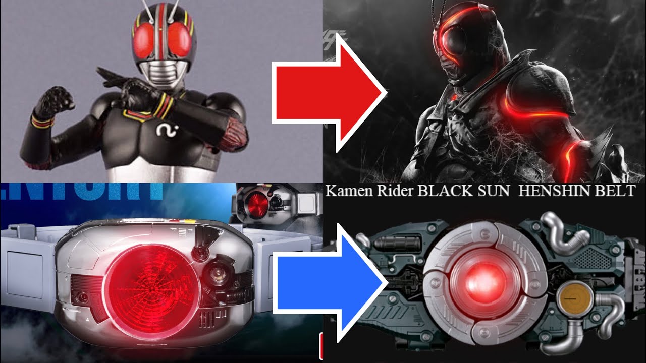 これがこうなる 仮面ライダーblack Sun情報解禁 主演の二人 新blackの姿 変身ベルト 新バトルホッパー色々発表されたので確認しよう Youtube