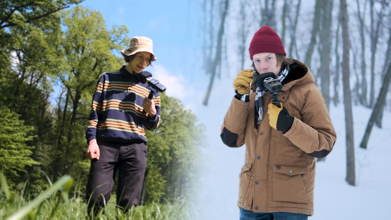 Winter vs Summer ASMR (Nature Sounds)