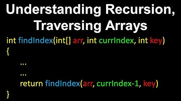 Understanding Recursion, Traversing Arrays - Computer Science