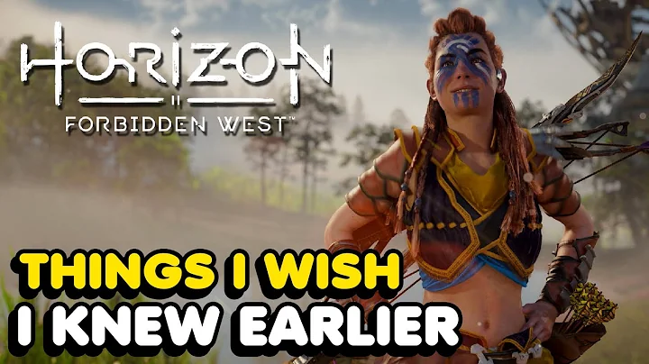 Things I Wish I Knew Earlier In Horizon Forbidden ...