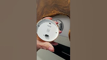how to remove Nest thermostat from the base mount and put it back on. #nestthermostat #thermostat