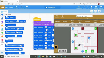 Laberinto de Paredes en VEX code VR
