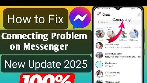 How to FIX Messenger Connecting Problem (2025)| Messenger not connecting | Messenger not working