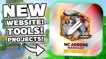 THE MC ADDONS MANAGER DEVS HAVE BEEN BUSY! New Website, Tools, Projects, and More! All the News