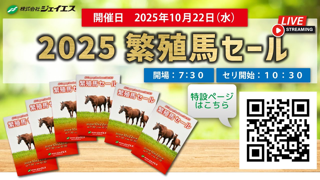 2025年実施4年生テスト　12セット　消し込み済み‼️早い者勝ち！週末セール 株式会社ジェイエス 【2025繁殖馬セール】 - YouTube