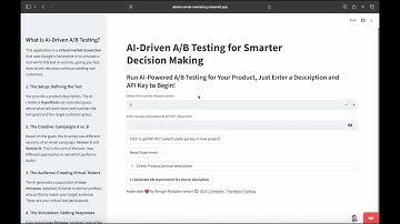 Build a Full A/B Test Report End-to-End Using Streamlit and Google