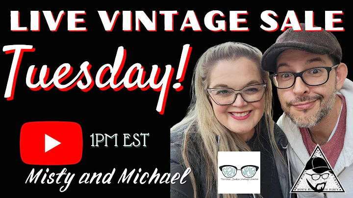 Live Vintage Sale TUESDAY! Thrifter Junker Vintage...