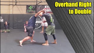 Overhand Right to Double Leg