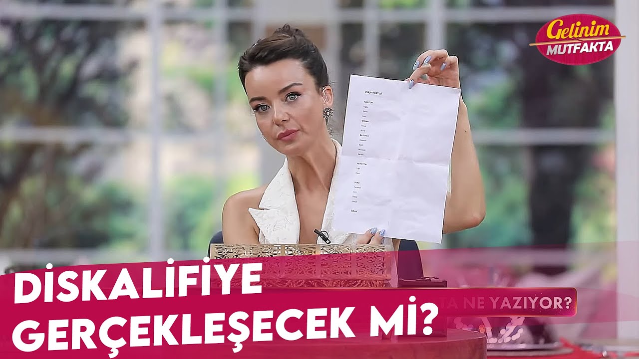 Elif’in Yönetmen Odasından Aldığı Kağıtta Ne Yazıyor? – Gelinim Mutfakta 21 Ağustos Pazartesi